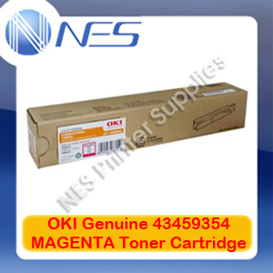 OKI Genuine 43459354 MAGENTA Toner Cartridge for C3300/C3400/C3600N (2.5K)